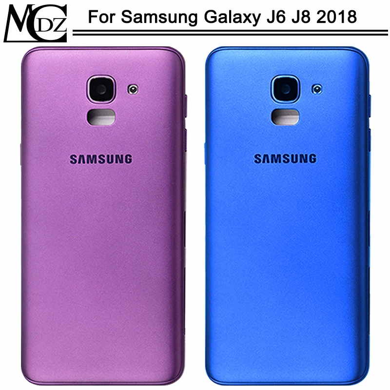 Чехол для аккумулятора J6 J8 для samsung Galaxy J6 J8 J600 J600F J800 J800F задняя крышка+ средняя рамка Задний пластиковый корпус шасси