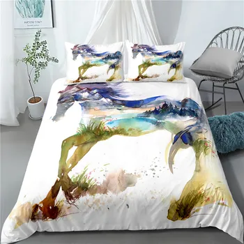 

Summer burst single bed 1.5M quilt cover quilt bedroom 3 piece set student dormitory youth single bed cover color gouache HD