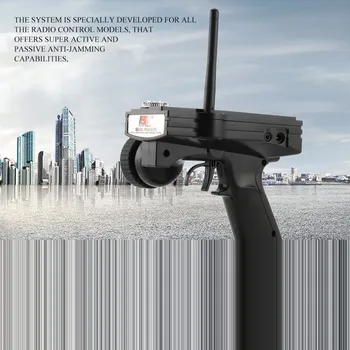 

FS-GT3B Camera Accessories 2.4G 3CH RC Marine Control Gun Transmitter / w TX Receiver for most radio controlled models Mini VCR