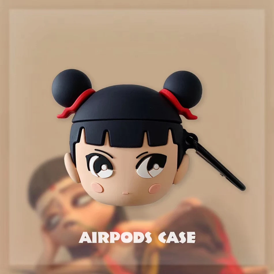 3D милый мультфильм животных чехол для AirPods 2 Чехол классный силиконовый аниме Bluetooth беспроводные наушники чехол для Apple Air Pods 1 чехол