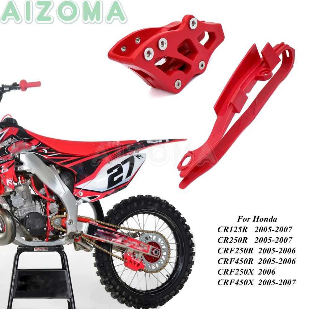 ダートレースバイクリアスイングチェーンスライダー W チェーンガイドホンダ Cr125r Cr250r Crf250r Crf250x Crf450r Crf450x Aliexpress