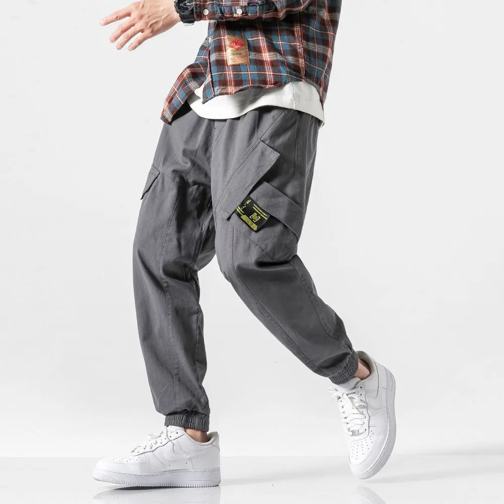 

Ancient Also Men'S Wear Shu 2019 New Style MEN'S Casual Pants Men's Autumn And Winter Bib Overall Loose-Fit Beam Leg Harem Pants