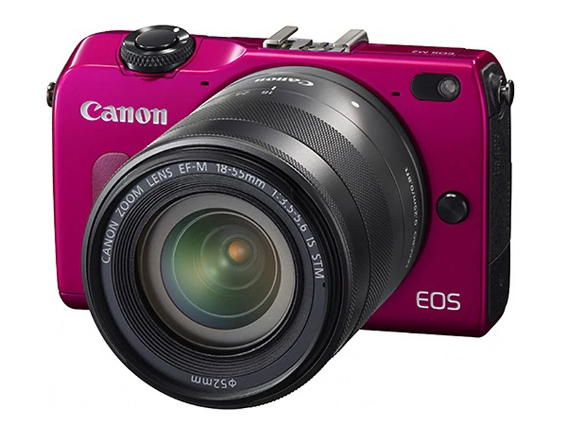 RED Б/у компактная цифровая беззеркальная камера CANON EOS M2 18MP wifi 8GB карта памяти полностью протестирована - Цвет: RED