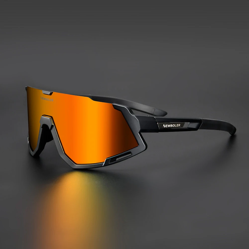 Men and Women Cycling Polarized Sunglasses HD Sport Eyewear PC 5 Lenses UV400 