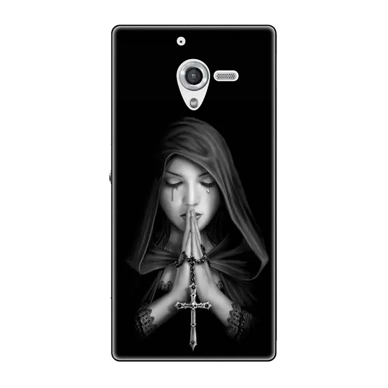 Мягкие чехлы для sony Xperia ZL непосредственный сбыт из L35H C6502 C6503 C6506 5," чехол с принтом(розы); волк милый чехол-крышка с узорами чехол для телефона чехол Fundas Para - Цвет: A295