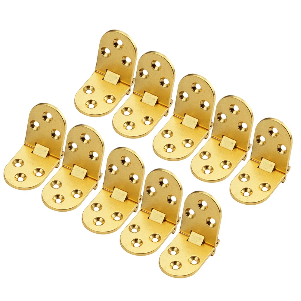 

10pcs Semi-circular Hinges Clamp Hinges Flexible Tools Support Connector Semi Circular Hinges Wood Table Accessories