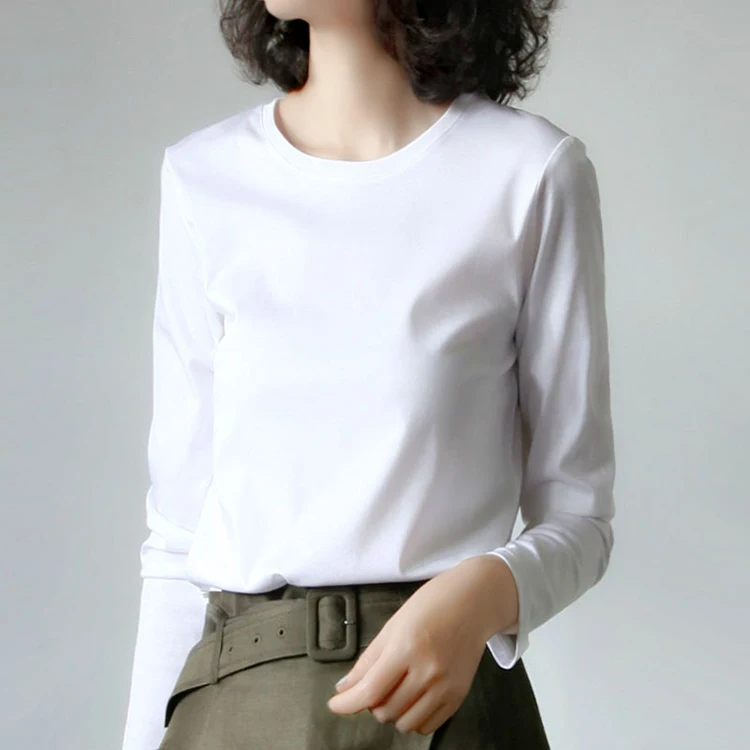 2020 autumn and winter new women's round neck