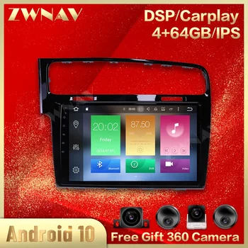 

360 Cameras IPS Screen For Volkswagen Golf 2014 2015 2016 2017 2018 Android Multimedia Player GPS Audio Radio Recorder Head