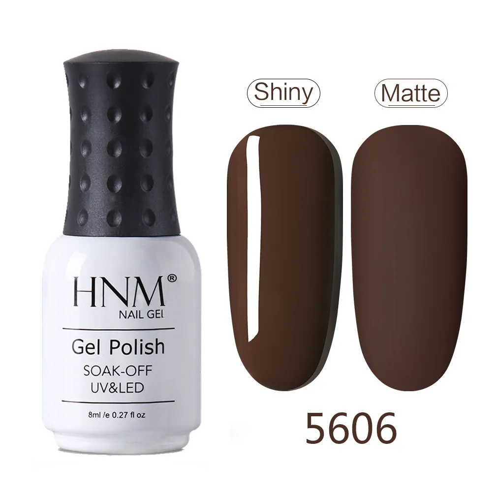 NYG5606 HNM 8 мл jam серия УФ-гель для ногтей Блестящий/матовый эффект дизайн ногтей замочить от матового верхнего покрытия светодиодный Полупостоянный Гель-лак - Цвет: NYG5606