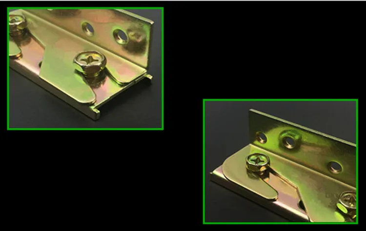 suporte de cama dobradiça prendedor placa de