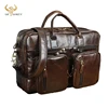 Original Leather Fashion Business Briefcase Messenger Bag Male Design Travel Laptop Document Case Tote Portfolio Bag k1013 ► Photo 1/6