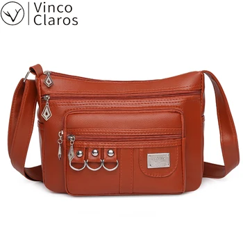 

Qualitied Washed Leather Shoulder Crossbody Bags for Women 2020 New Luxury Purses and Handbags Large Capacity Casual Women Bag