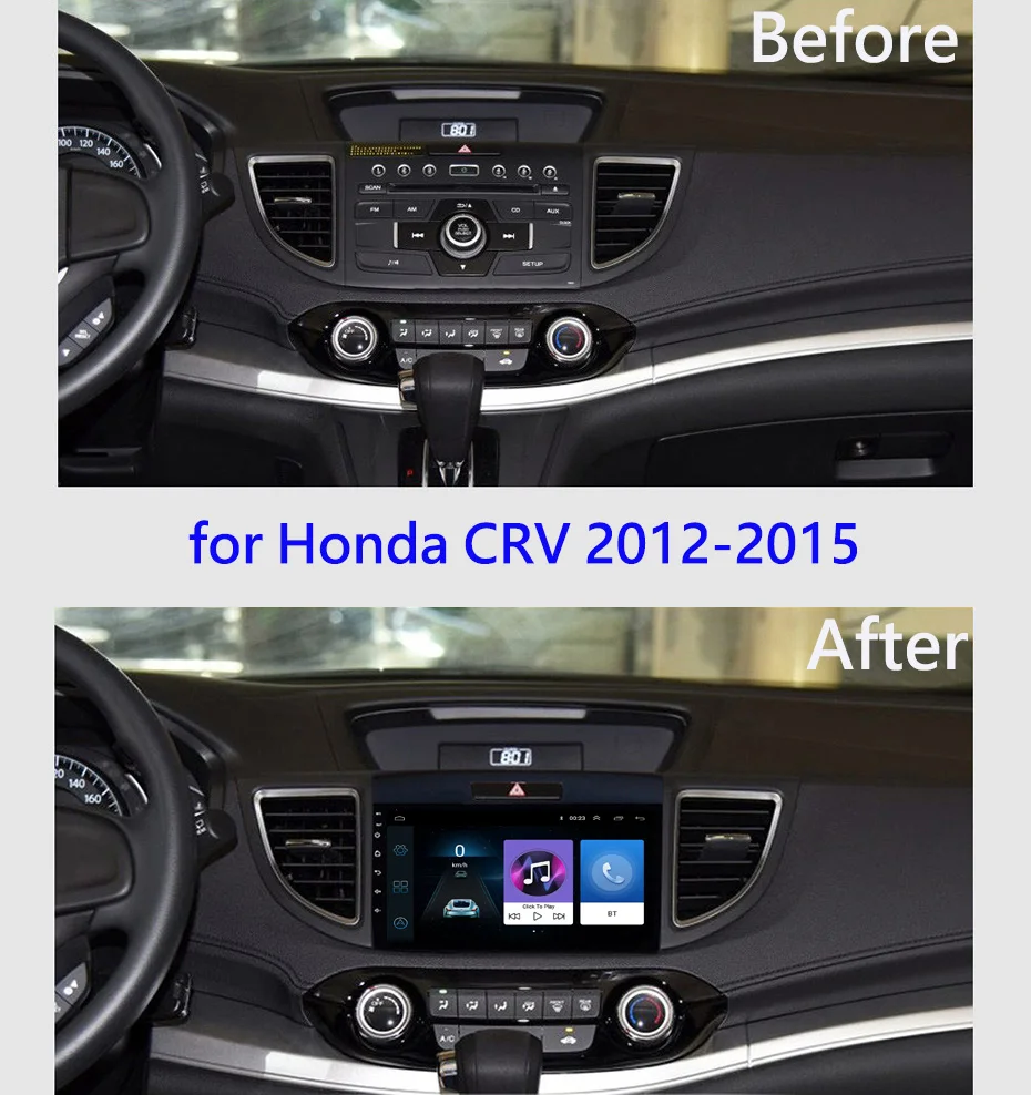 Для Honda CRV 2012- автомобильный Радио Мультимедиа Видео плеер навигация gps Android 8,1 аксессуары SWC BT wifi седан без dvd