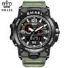 SMAEL Fashion Mens Watches LED Sport Waterproof Watches Mens Top Luxury Brand Digital Male Quartz Wrist Watch Relogio Masculino ► Photo 1/6