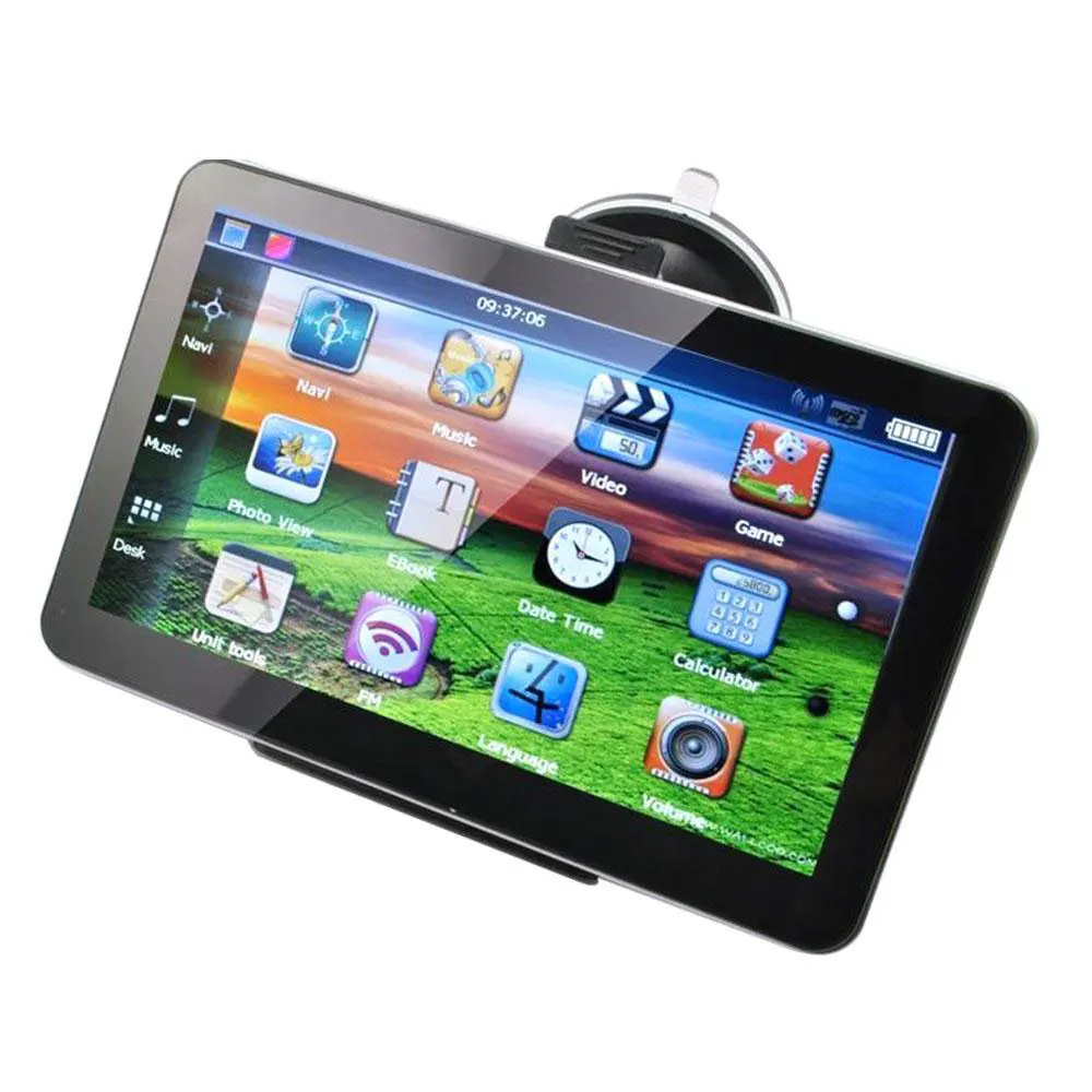 Vehemo TFT lcd навигатор для грузовиков автомобильный gps-навигатор видео плеер с адаптером для автомобилей универсальные транспортные средства fm-радио для музыки