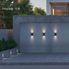 Уличный светильник ing светодиодный Современный вверх вниз светильник наружный настенный светильник Классическая лестница забор гараж сад CREE светодиодный COB proch светильник