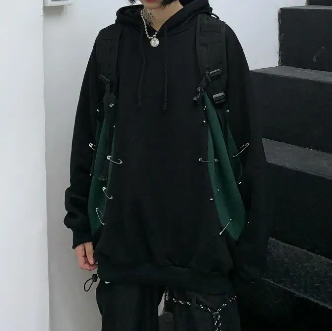 Осень и зима корейский Harajuku bf ветер свободные ретро с капюшоном плюс бархат толстый свитер для женщин