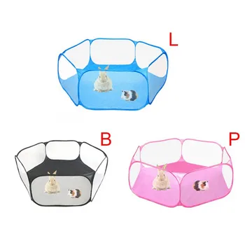 

Portable Small Animal Game Fence Folding Outdoor Indoor Exercise Pet Cage Cloth Bag Pet Tent Small Animal Hamster Accessories