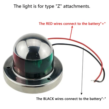 

Boat Navigation Light Yacht LED Rustproof Replacement Waterproof Marine