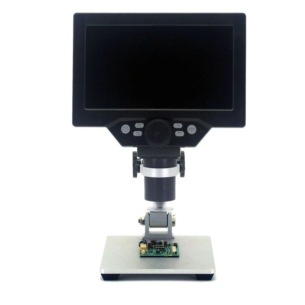 

2019 G1200 Digital Microscope 7 Inch Large Color Screen Large Base LCD Display 12MP 1-1200X Continuous Amplification Magnifier