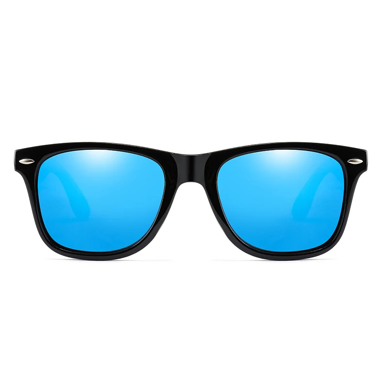 Поляризованные солнцезащитные очки для мужчин и женщин с квадратным зеркальным объективом для вождения UV400 Gafas de sol
