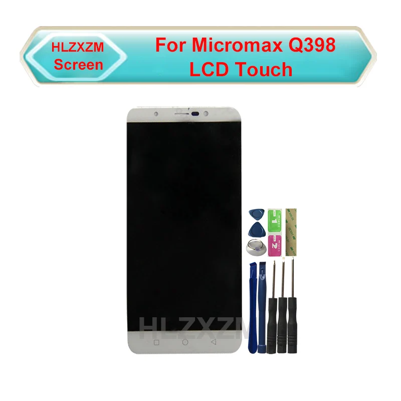Для Micromax Q398 сенсорный экран с ЖК-дисплеем дигитайзер в сборе Замена