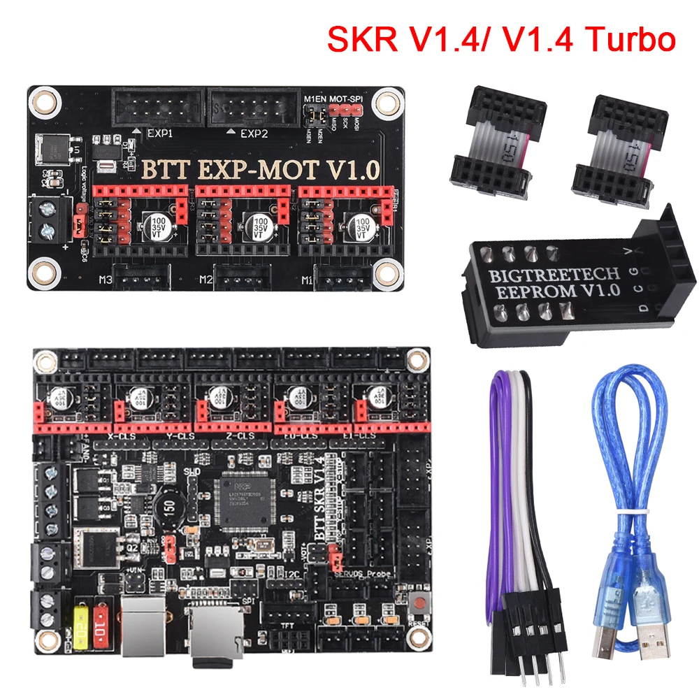 BIGTREETECH SKR V1.4 турбоплата BTT EXP MOT V1.0 модуль драйвера TMC2209UART 3D части принтера для CR 10 MKS