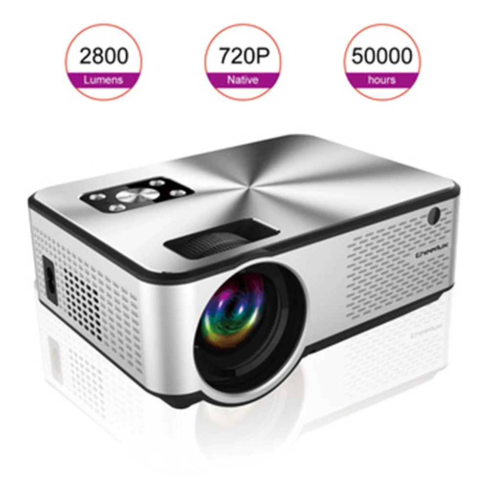 Neueste HD Projektor Android Projektor 1280*720P Unterstützung 4K Videos Über HDMI Home Cinema Film Video Projektor Neueste HD Projektor Android Projektor 1280*720P Unterstützung 4K Videos Über HDMI Home Cinema Film Video Projektor