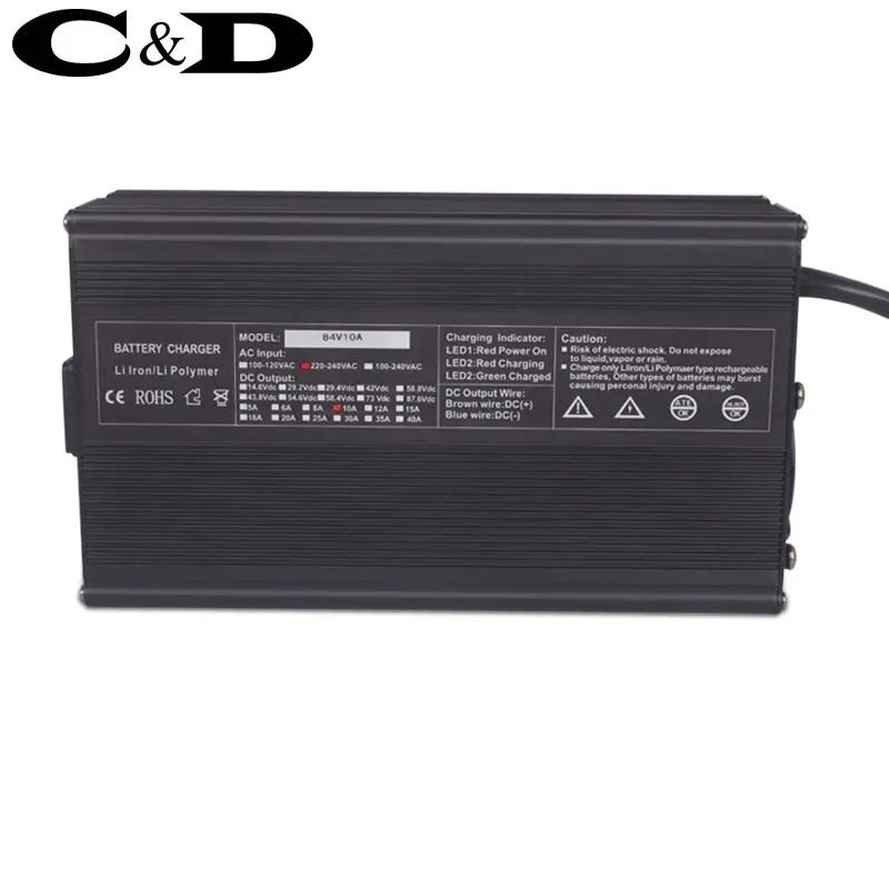 Best Customized Li-ion Lithium Battery Charger 12V 24V 36V 48V 60V 72V 2A 3A 4A 5A 6A 8A 10A 12A 15A 18A 20A 22A 25A 30A 40A 50-200A 3