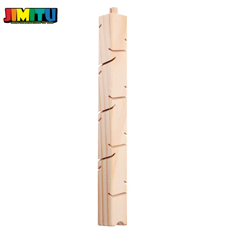 JIMITU деревянные игрушки красочные дерево мрамор мяч бегать трек игра для ребенка Монтессори Конструкторы Модели Строительные Деревянные игрушки для детей