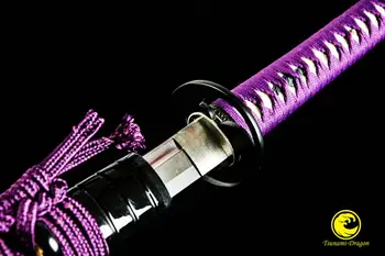 

Battle Ready Japanese Razor Sharp 9260 Spring Steel Katana Sword Full Tang Tameshigiri