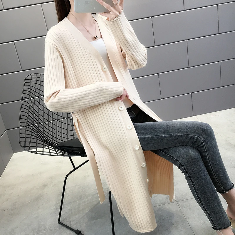#Special Offers 9465 new autumn and winter long knitted belt cardigan coat 60 #Special Offers 9465 new autumn and winter long knitted belt cardigan coat 60