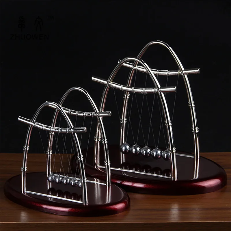 Newtons Cradle Art Balance Ball Physics Pendulum Science Wave Office Desk Decor Creative gift Educational Toy Hot Sale