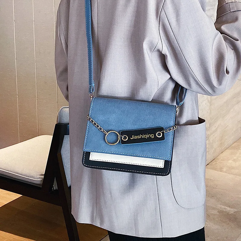 

New Arrival Dull Polish Textured Bag Western Style WOMEN'S Bag 2019 New Style Fashion Korean-style Versatile Shoulder Bag Simple