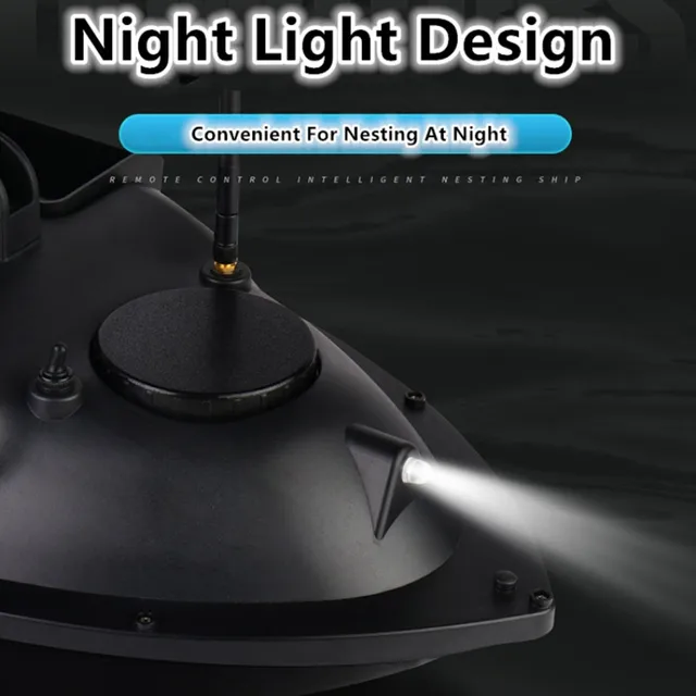 GPS 3 Hoppers 500M 16PCS Point GPS Located RC Bait Boat 2KG Load GPS Automatic Feed Return Remote Control Fishing Tool Bait Boat 5