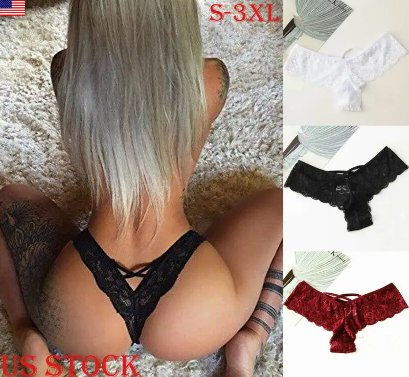

Fashion New Ladies Women's Lace Panties Briefs Underwear Lingerie Knickers Thongs G-String