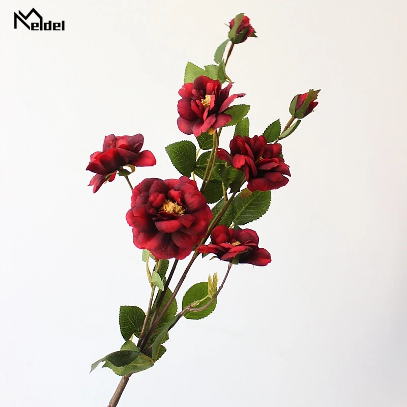 Meldel Artificial Flower Wedding Bouquet DIY Home Decoration wedding bouquets