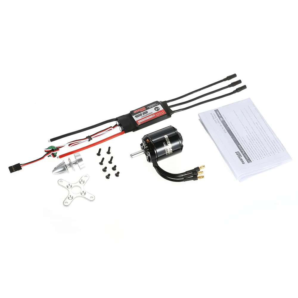 14 полюсный бесщеточный двигатель SURPASS HOBBY 2826 900KV & 40A ESC 2 4S для радиоуправляемого