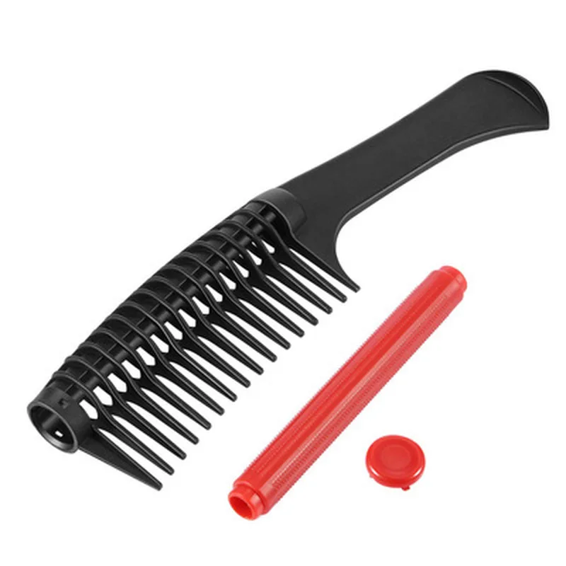 

Heat Resistant Dyeing Comb Barbershop Hair Styling Tools Black Tangle Hair Comb Salon Barber Anti Splicing Hair Salon Supplies
