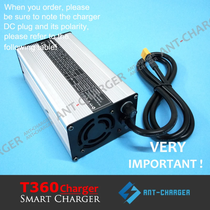 Горячее предложение 360 Вт 36,5 в 40,15 в 43,2 в 43,8 в 8A, 47,45 в 51,1 в 54,75 в 57,6 в 58,4 в 6A LiFePO4 LFP LFE LiFe battery Pack charger