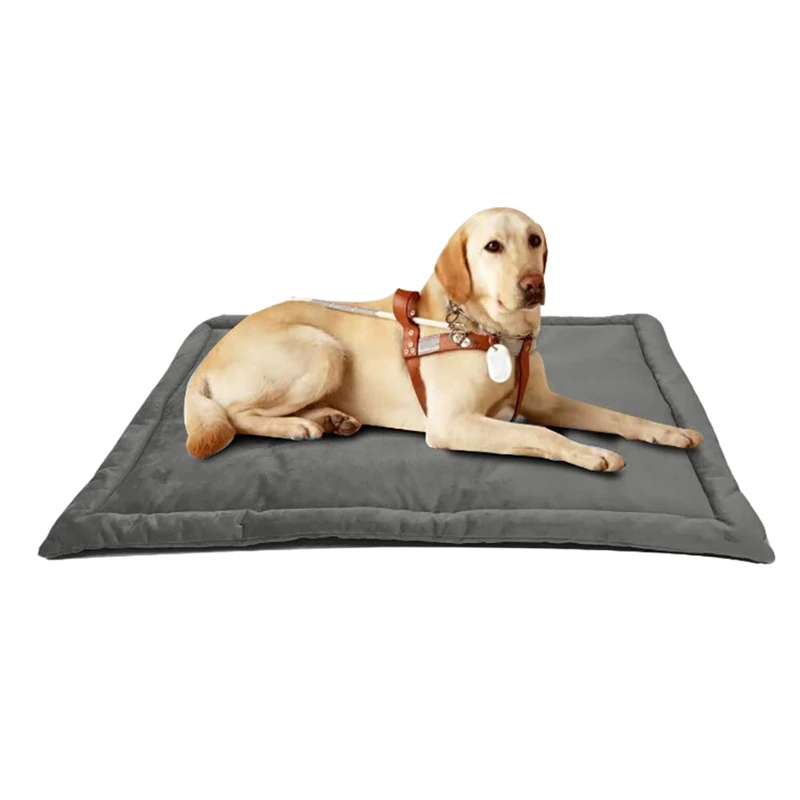 

Dog Bed Mat, Dog Crate Pad Mat, Dog Mattress Washable Blankets Anti-Slip Pets Kennel Pads Durable Pet Dog Crate Bed for Small