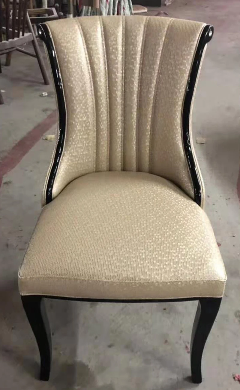 Modern fabric dining room furniture luxury restaurant dining chair