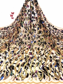 

Exclusive 5 yards veritable french lace Korea made African Swiss Organza lace fabric Soft unique shiny Nigerian wedding wear