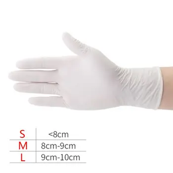 

2020 New 100Pcs Waterproof Disposable Washing Cleaning Nitrile Gloves Work Safety Gloves