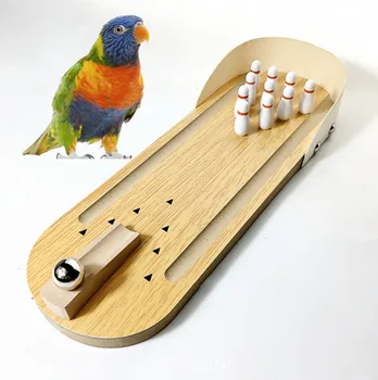 

Parrot toy Parrot educational toy Bowling toy bird supplies appliances Parrot training toy