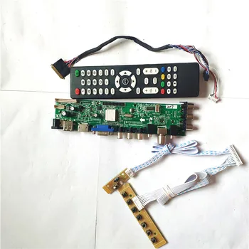 

For B156HW02 V.5/V.0/V.1/V.3 HDMI VGA USB AV TV 3663 1920*1080 panel DVB digital LVDS 40-Pin universal LCD Controller board Kit