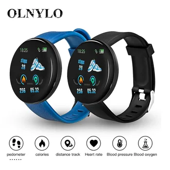 

D18 Smart Watch Men Heart Rate Blood Pressure Bluetooth Smartwatch FitnessTracker Health Waterproof Sport Wristband Smartwatch