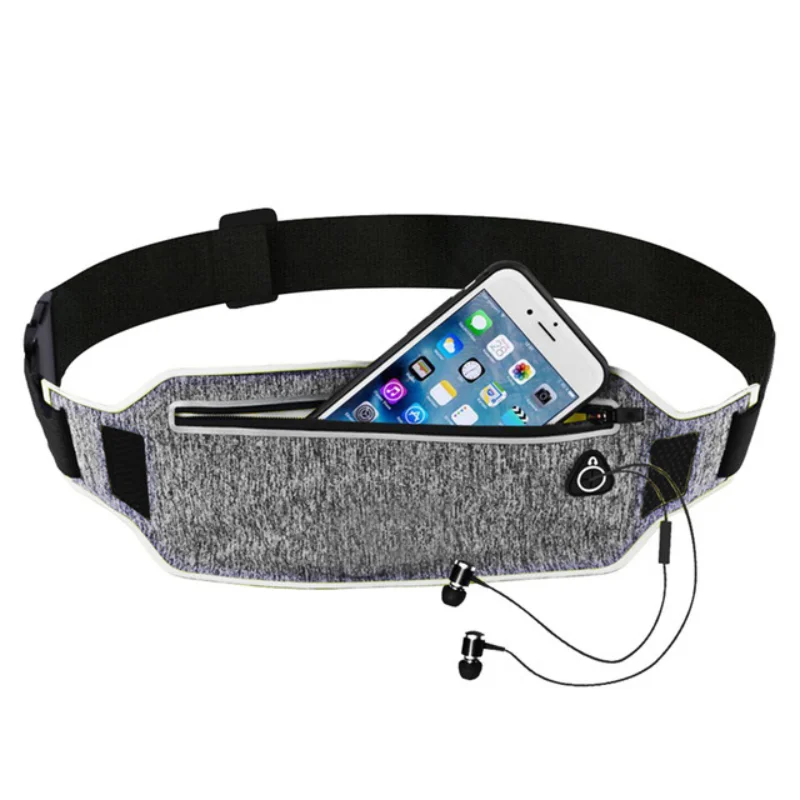 Professional Running Waist Pouch Belt Sport Mobile Phone Men Women With Hidden Gym Bags Pack | Спорт и развлечения