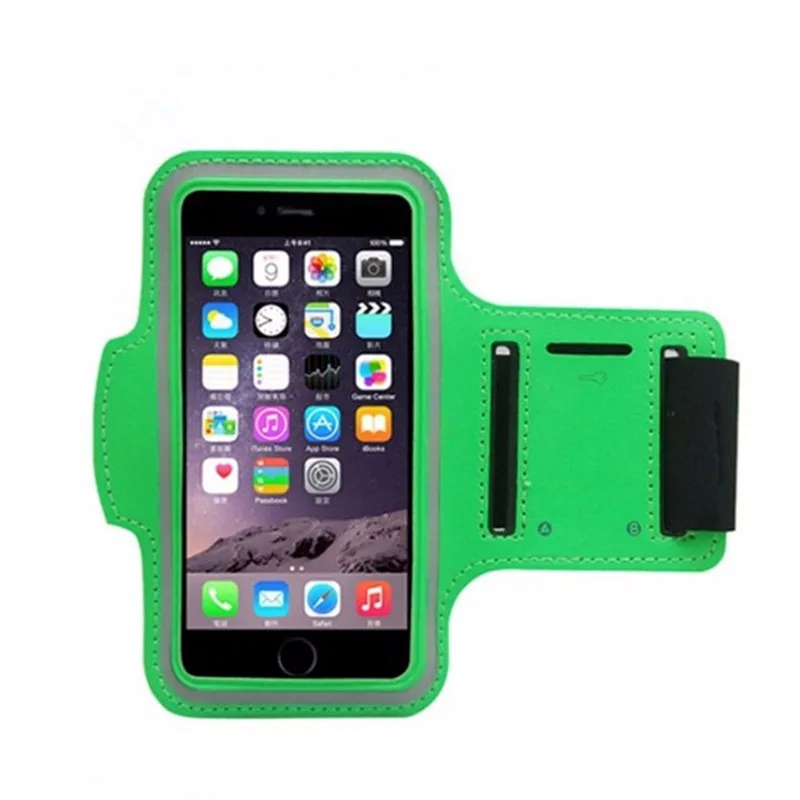 Sports Arm Band Belt Cover Key Pouch Elastic Gym Running Armband Case For Apple iphone 6 6s Plus 5.5 inch Protective Phone Bag