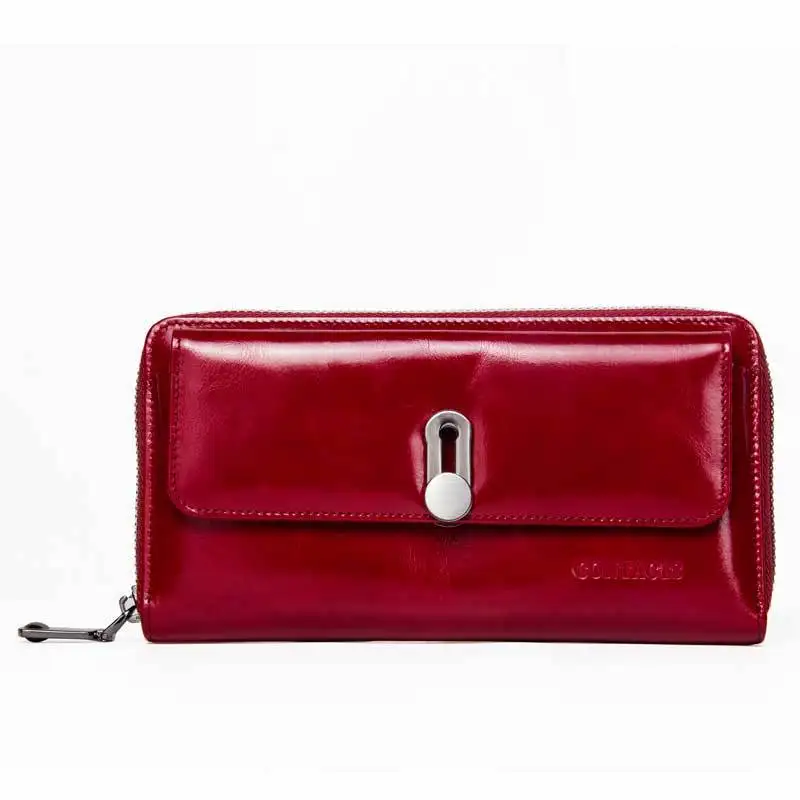 

New Casual Ladies Wallet Leather Multi-function Zipper Clutch Fashion Purse